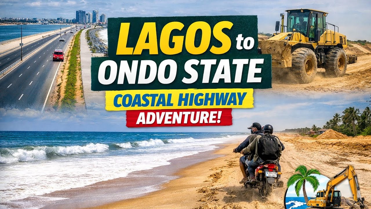 Following the Lagos-Calabar Coastal Highway from Lagos to Ondo State | Full Journey & Beach Route 