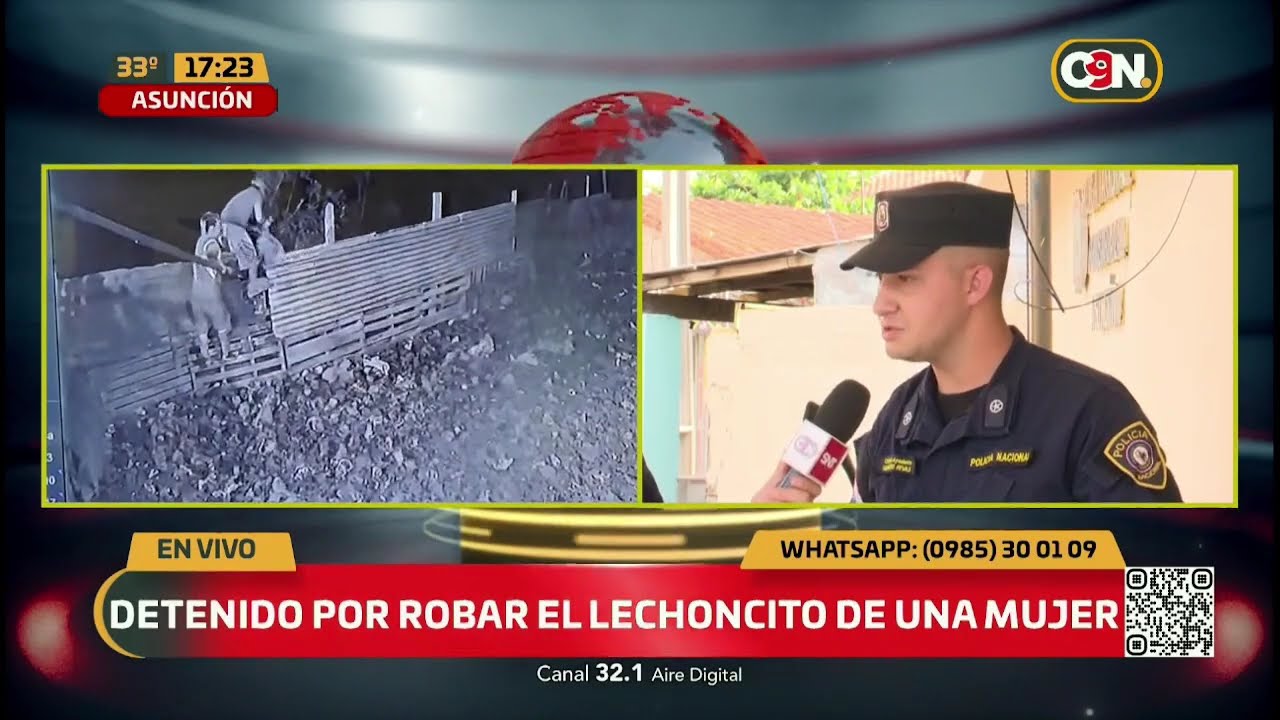 detienen a hombre por robar lechoncito