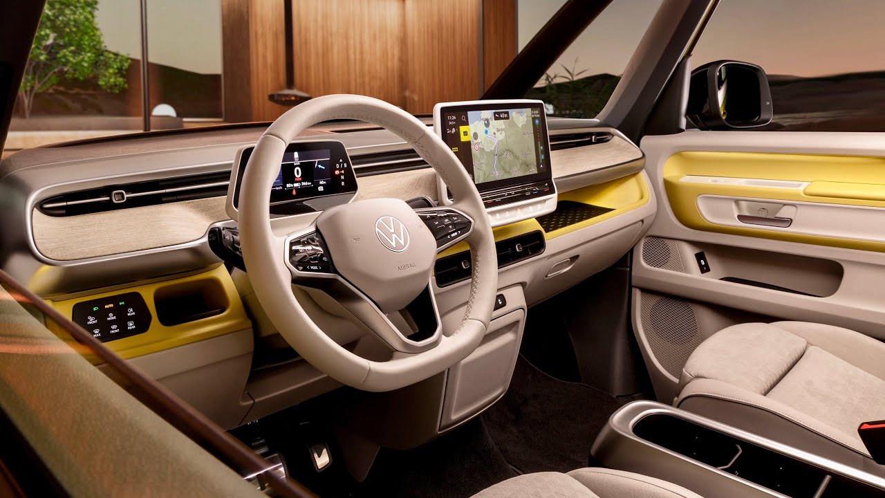 NEW Volkswagen ID. Buzz 2023 - detailed INTERIOR tour & TRUNK space
