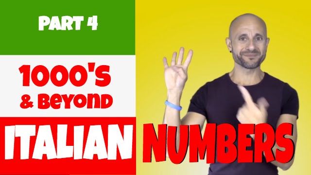 How to Say Thousands and Millions in Italian - Learn Italian Numbers Pronunciation