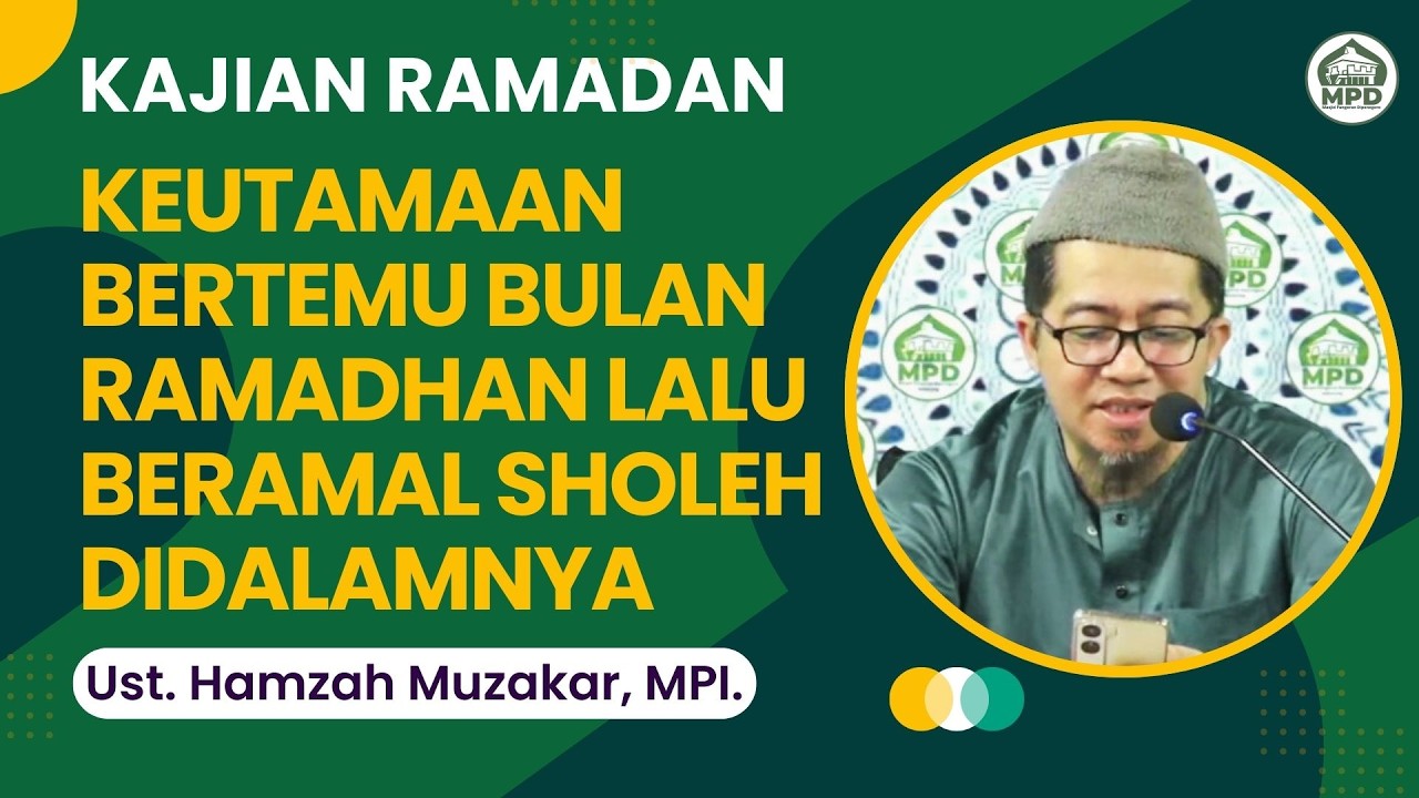 Kajian Jelang Berbuka - Kitab Shahih Muslim - Keutamaan Umur Panjang || Ust. Hamzah Muzakar, MPI.