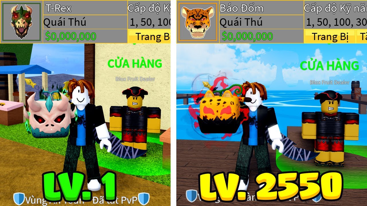 ZENO CHƠI 1000 NGÀY MUA TẤT CẢ TRÁI ÁC QUỶ VIP NHẤT TRONG CỬA HÀNG HUỶ DIỆT Blox Fruit