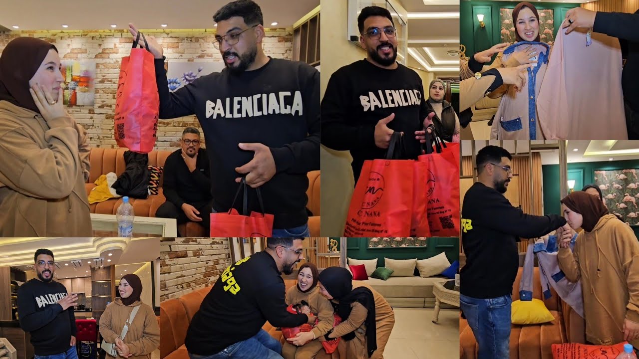 لحسن جاب سوق ديال الحوايج لحفصة تبقى تلبس وتعاود🥳
