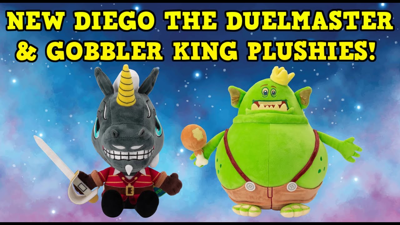 Wizard101 : NEW DIEGO THE DUELMASTER & GOBBLER KING PLUSHIES!