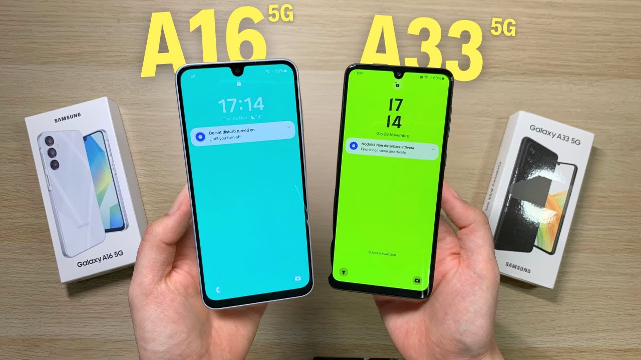 Galaxy A16 5G vs Galaxy A33 5G - Speed Test!