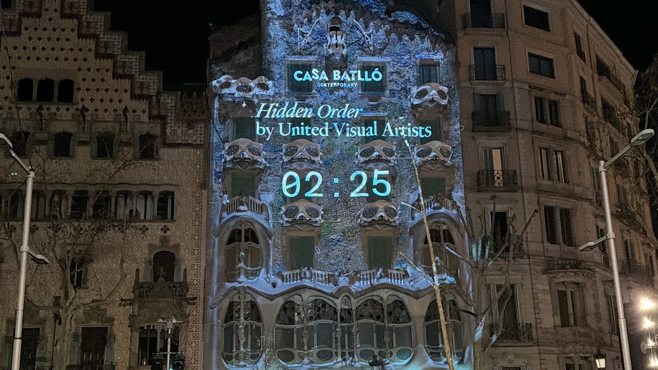 Casa Battlo Mapping Show 2026, Barcelona, , Full Video, 4k60fps
