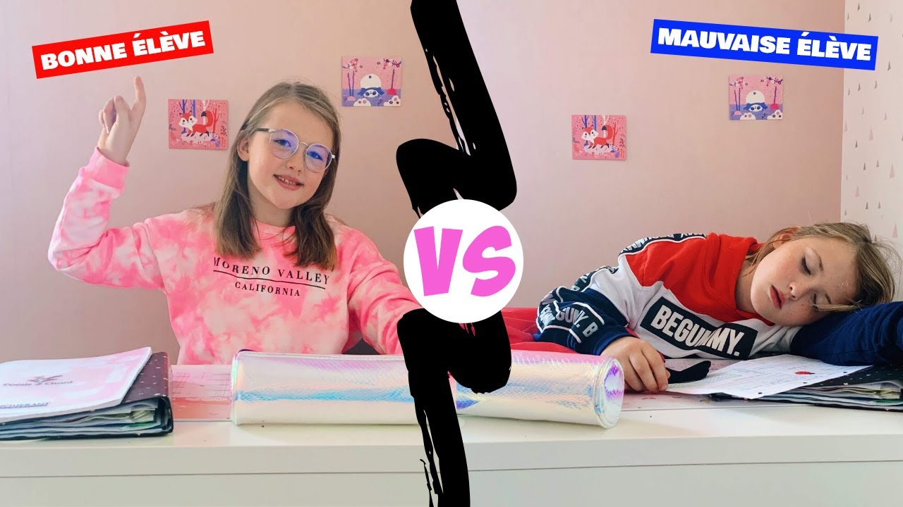 Premier Jour d'&eacute;cole VS 1 Mois Apr&egrave;s - SKETCH - BACK TO SCHOOL || Lunah Lucornah