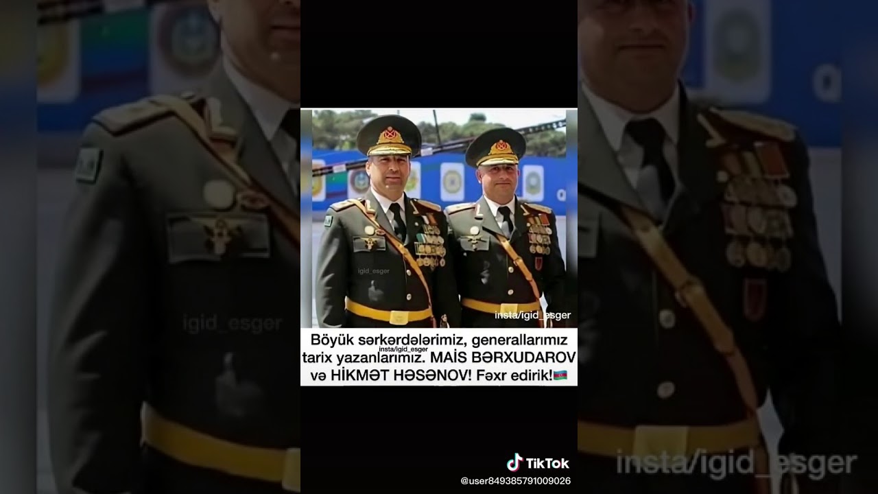 General MAIS BERXUDAROV -fexrimiz bizim allah şefa versin💂💙👏