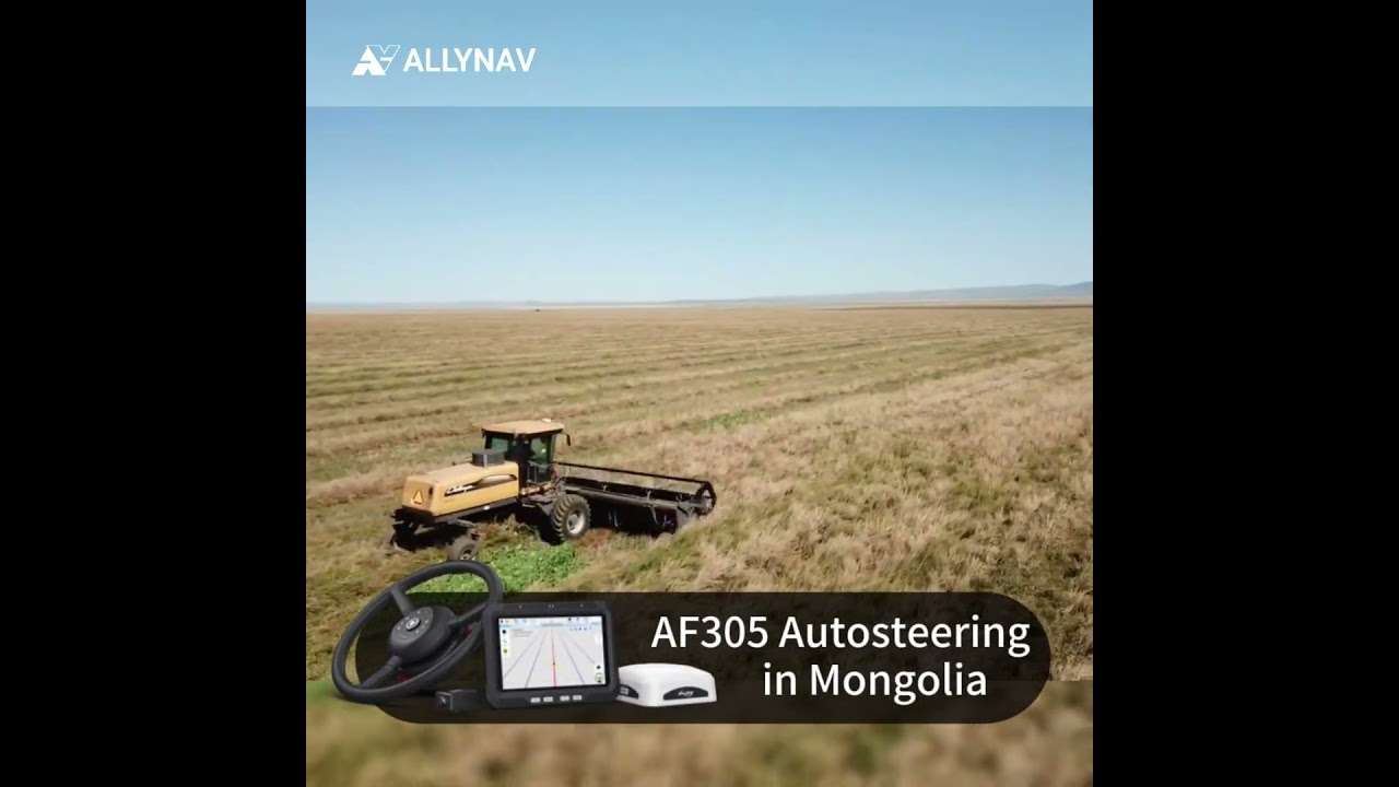 Precision Harvest with AllyNav!#precisionagriculture #smartagriculture #smartfarming #farming