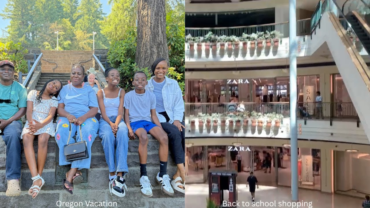 Back to school shopping + Vacation in Oregon!!!