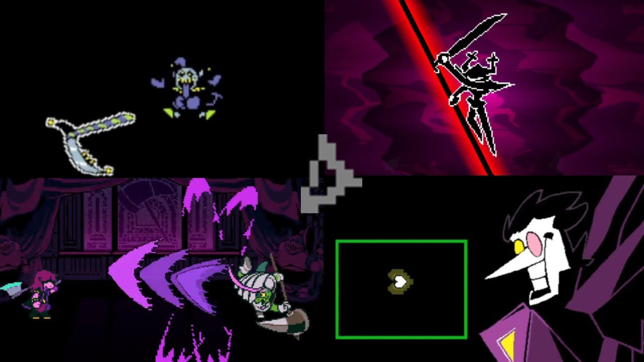 Deltarune All Shadow crystals (Secret bosses) Chapter 1-4