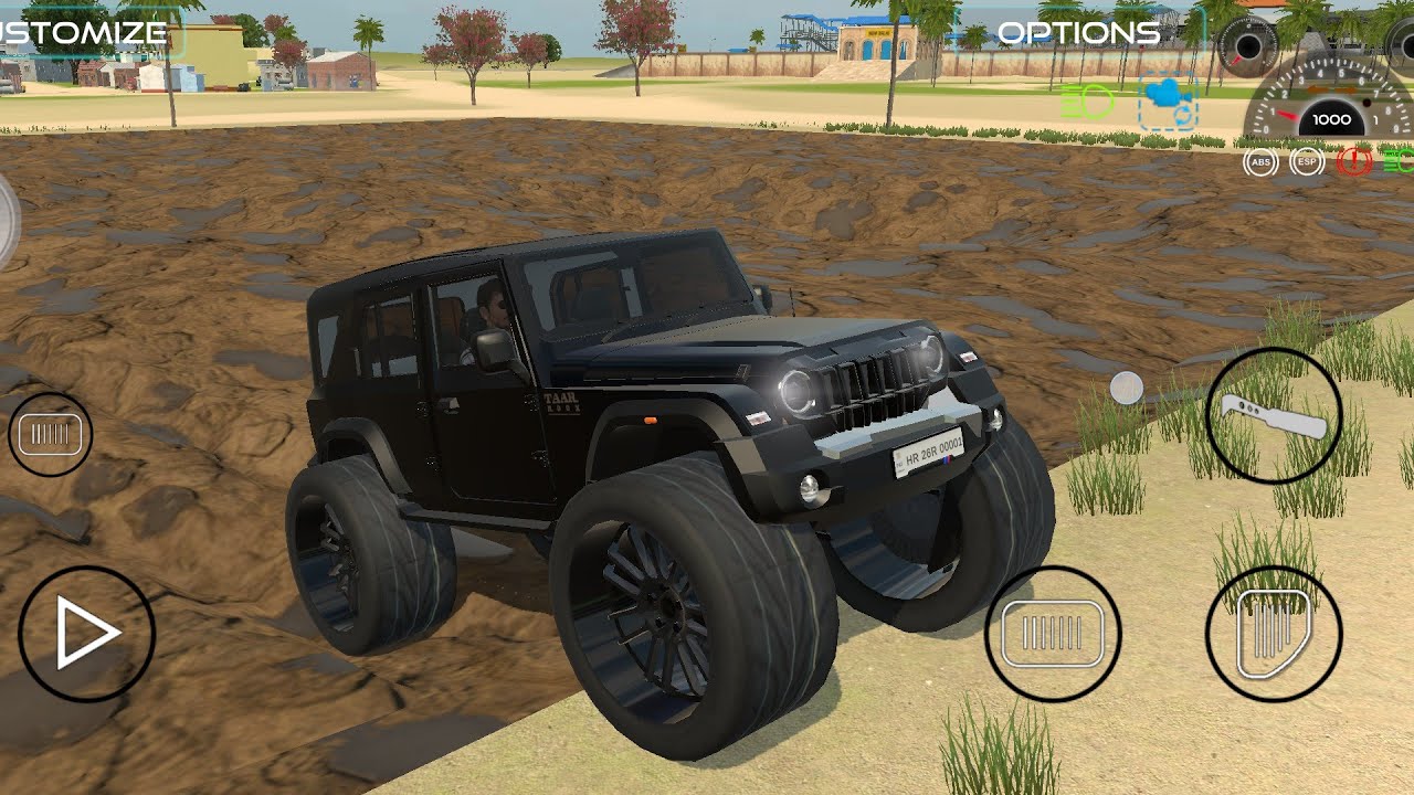Modified Black Mahindra Thar Car Games: Indian Cars (Gadi Wala Game) -Car Game Android Gameplay 2026