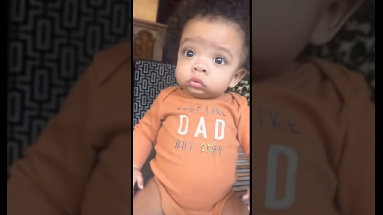 Just Like Dad But Tiny 🧡🍯🤎🧸 Tiny Harris