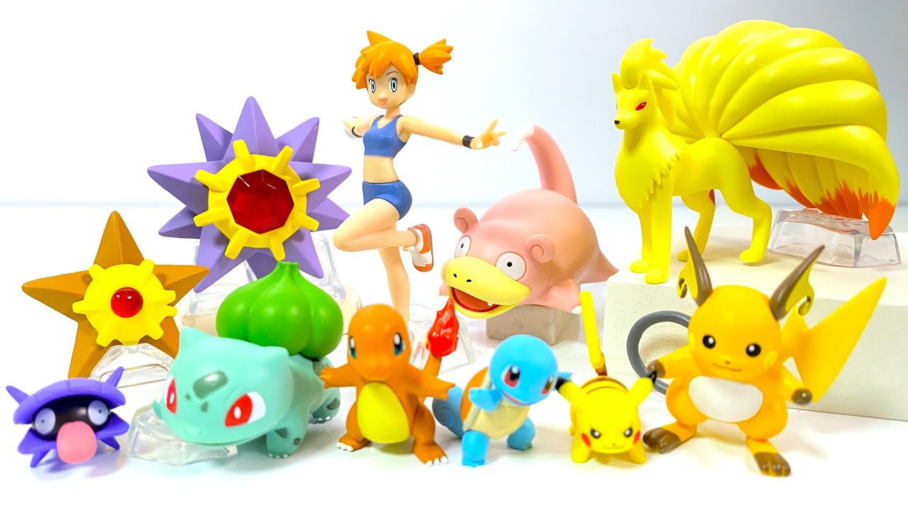 ポケモンスケールワールド カントー地方３ セット 開封 Pokemon scale world Kanto Region Figure 食玩 Japanese candy toys