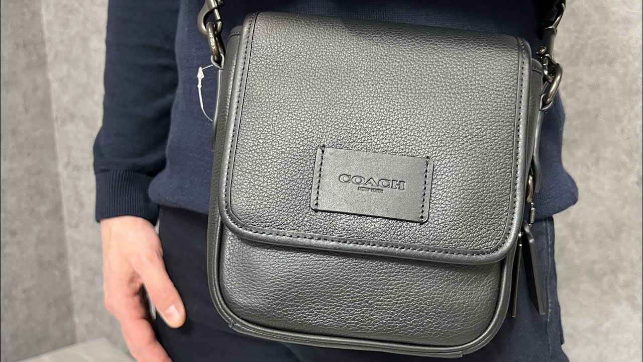 Распаковка сумки COACH Lucas Crossbody (black copper/black)