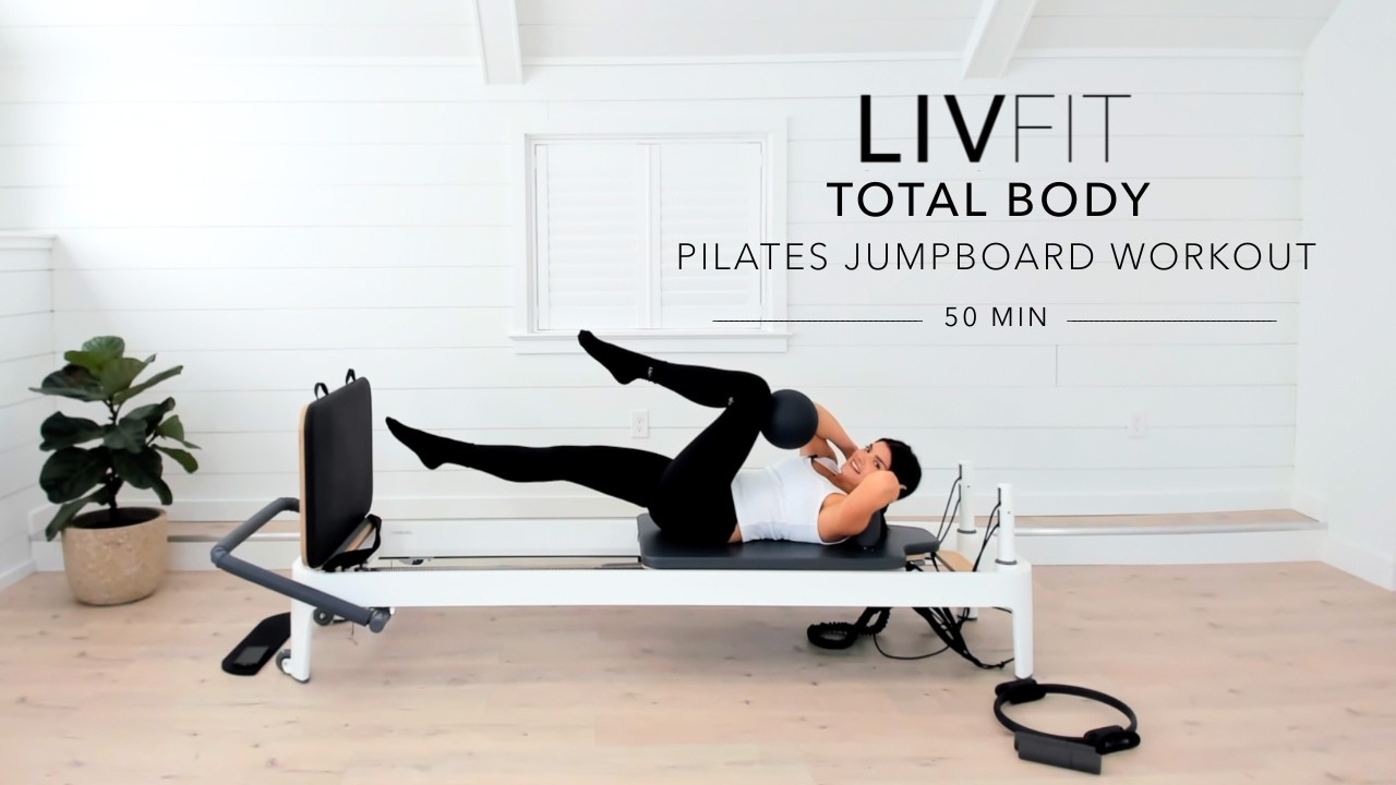 50 min LIVFIT Pilates Reformer Jumpboard Workout 1