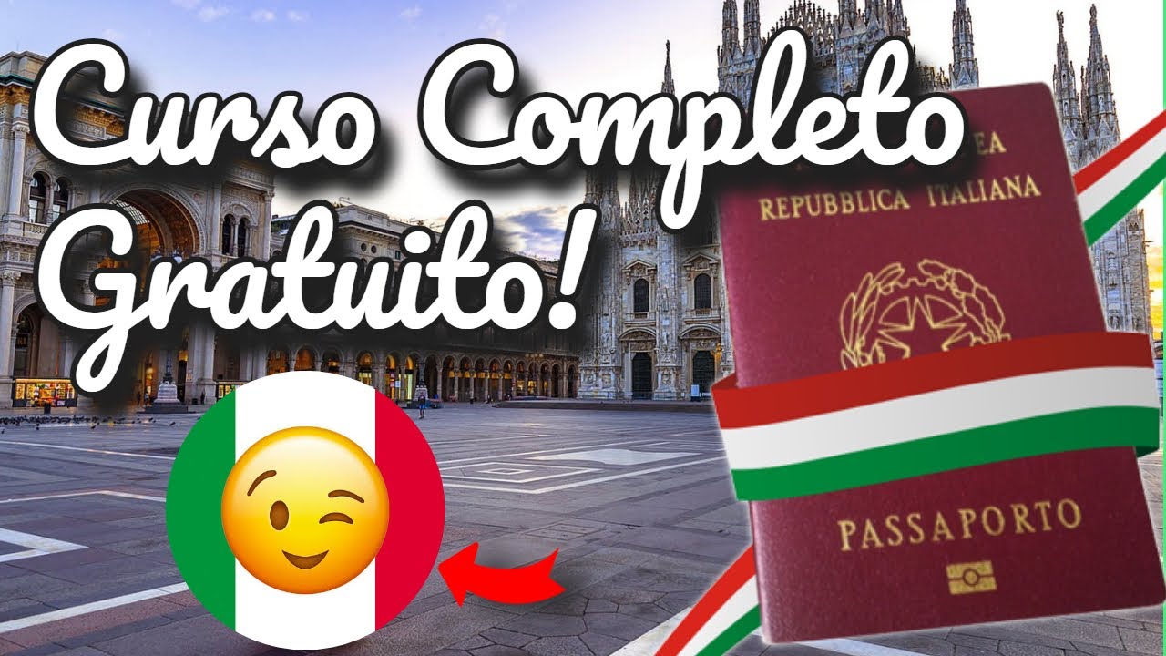 CIDADANIA ITALIANA CURSO GRATIS COMPLETO