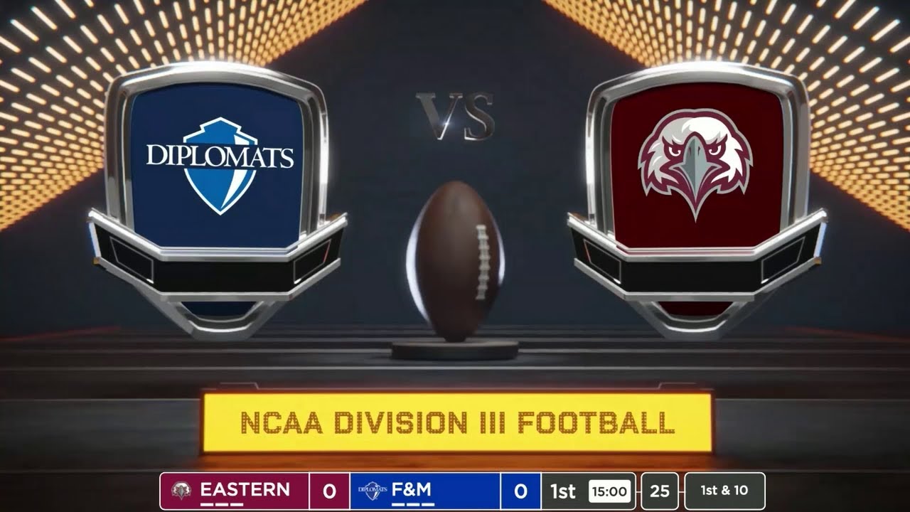 NCAA Football 2025: (D3 Playoffs) Eastern at #16 Franklin & Marshall