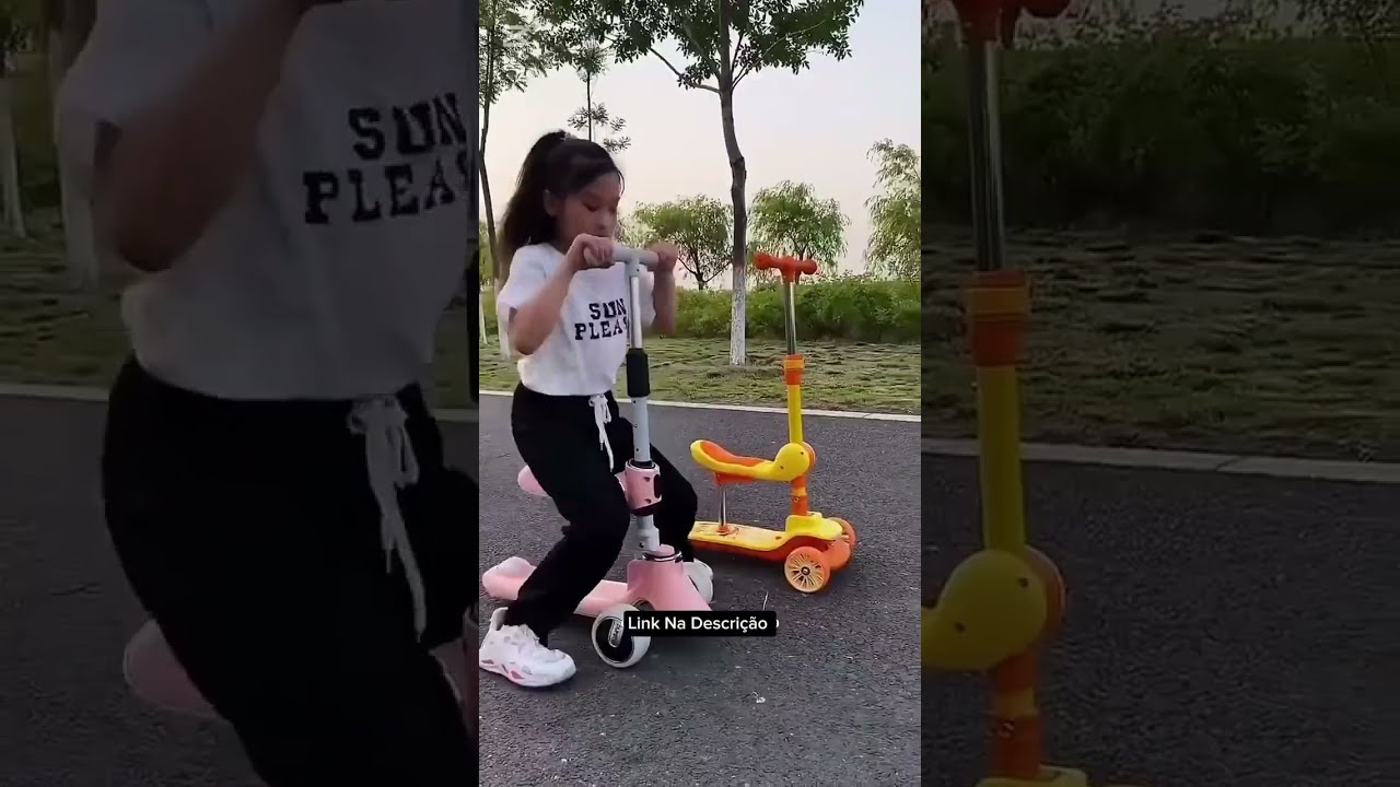 Patinete com Banco Regul&aacute;vel