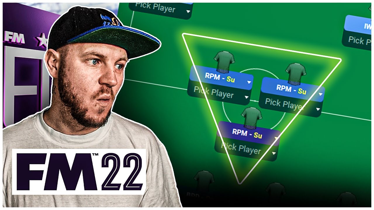 FM22 Tactic with THREE Roaming Playmakers WORKS