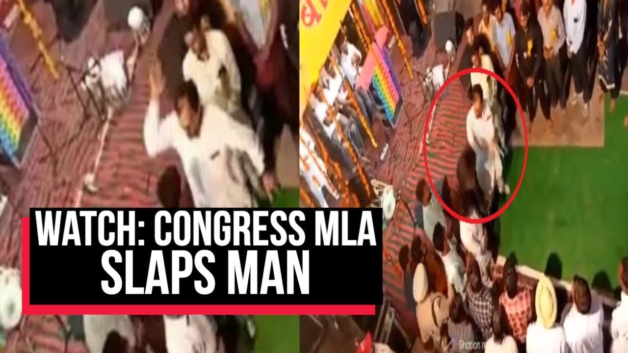 Watch: Punjab Congress MLA Slaps Man Who Asks, 