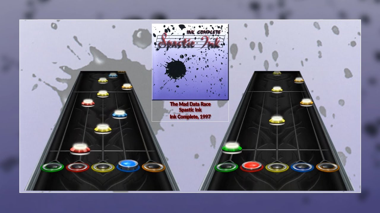 Spastic Ink - The Mad Data Race (Chart Preview, Guitar + Bass)