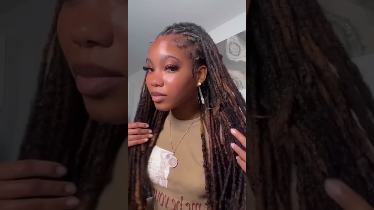 Curling my locs overnight 😍