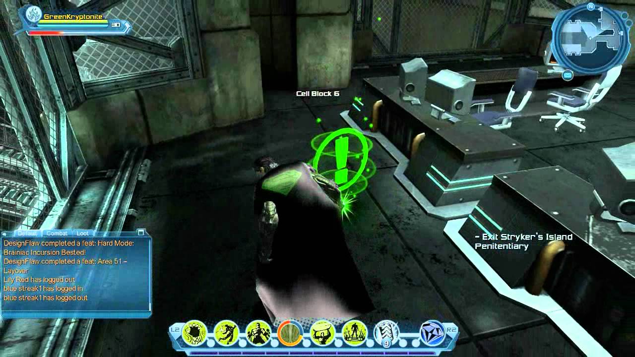 DCUO Strykers Island Investigations and Briefings