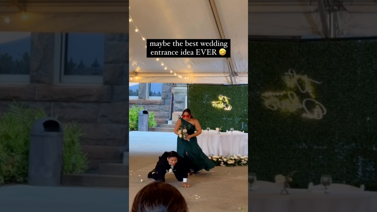 Лучший свадебный вход КОГДА-ЛИБО 🤣