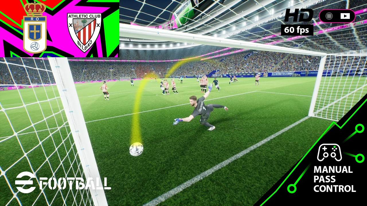 Oviedo - Atletic Bilbao  La Liga | PC [HD60] GG