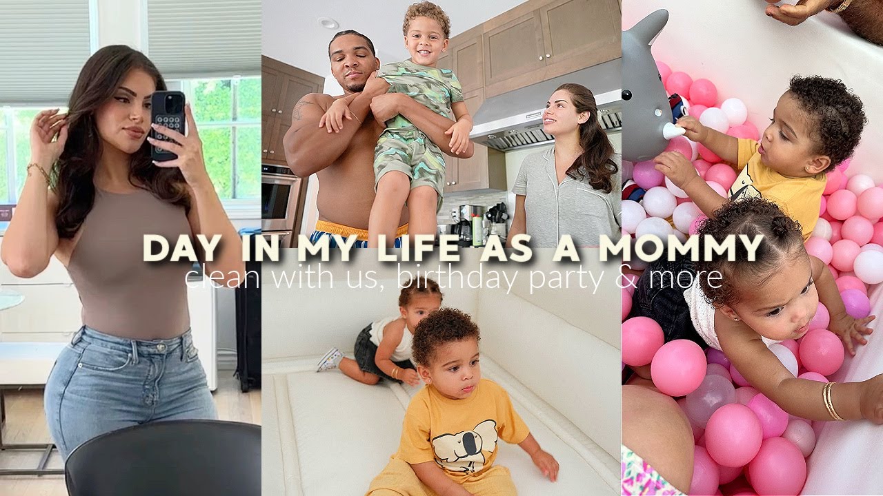 DAY IN MY LIFE AS A 24 YEAR OLD MOM OF 3♡ What It's Really Like, Birthday Party w/ the Fam, & More!