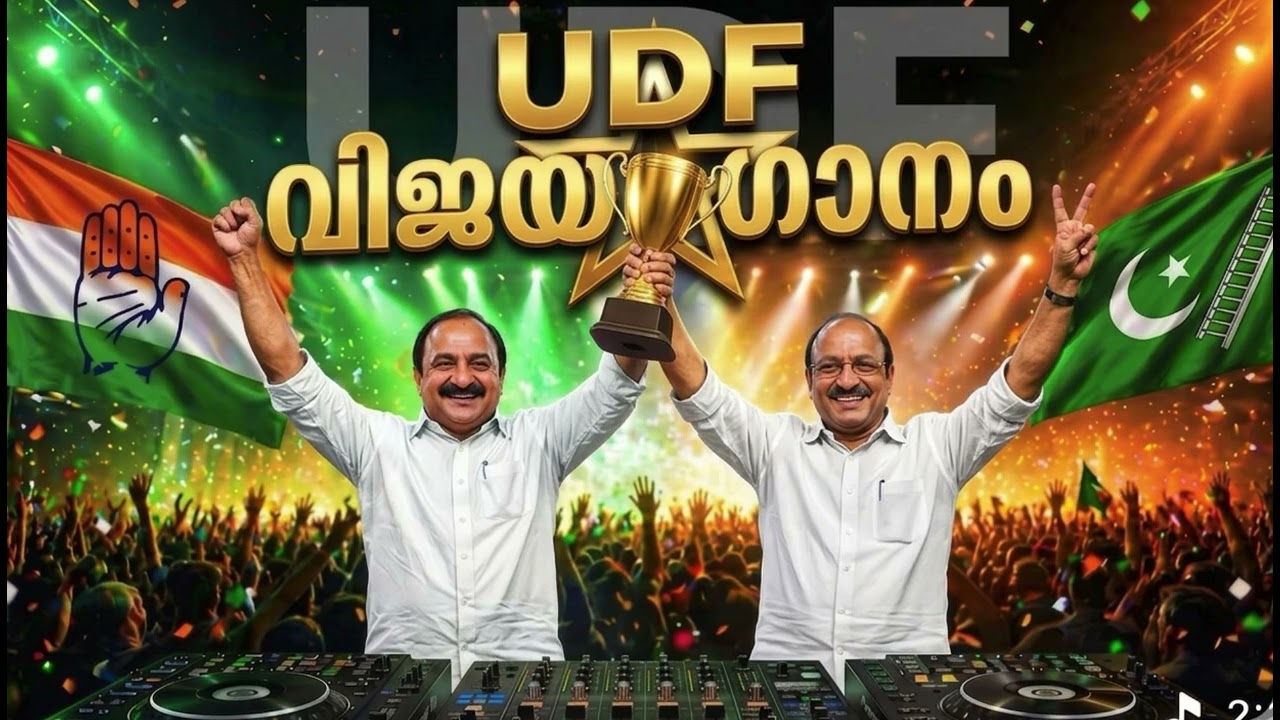 Udf song | udf victory song 2026 | udf winning song | vd satheeshan | pk kunjalikkutty