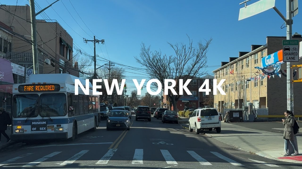 4K New York - Driving tour of Queens ( Street #11 ) - Dec 1, 2025
