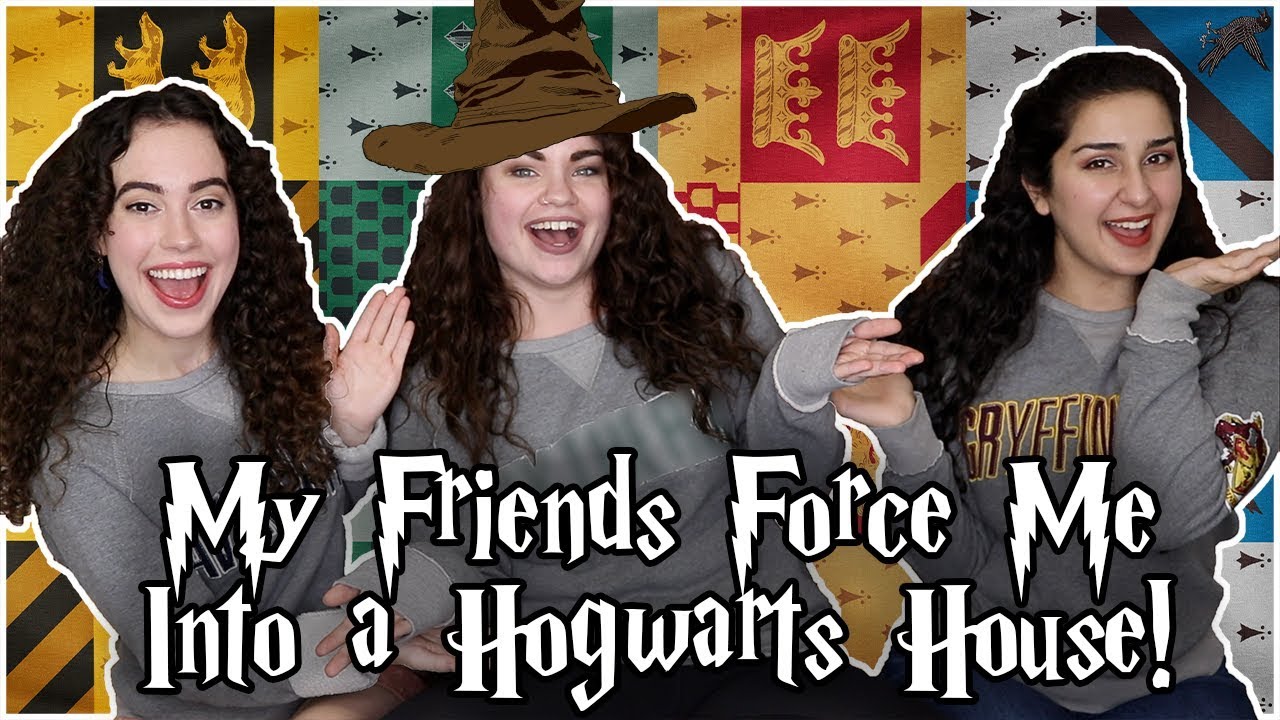 My Friends Force Me Into a Hogwarts House! | Ft. BOOKMARKED