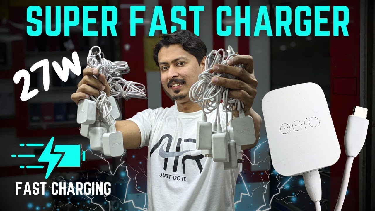 All in One  27W Super Fast American Eero Charger , Charging Test All Mobile Phones
