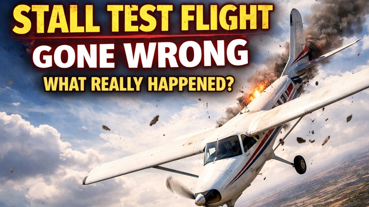 Stall Test Flight Gone Wrong🫢💔 – What Really Happened