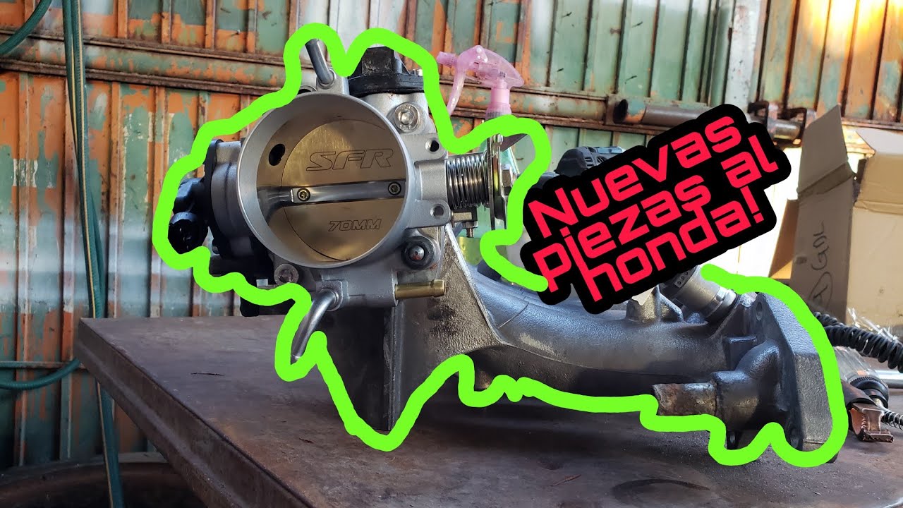 NUEVAS PIEZAS AL HONDA!// GARGANTA 70MM