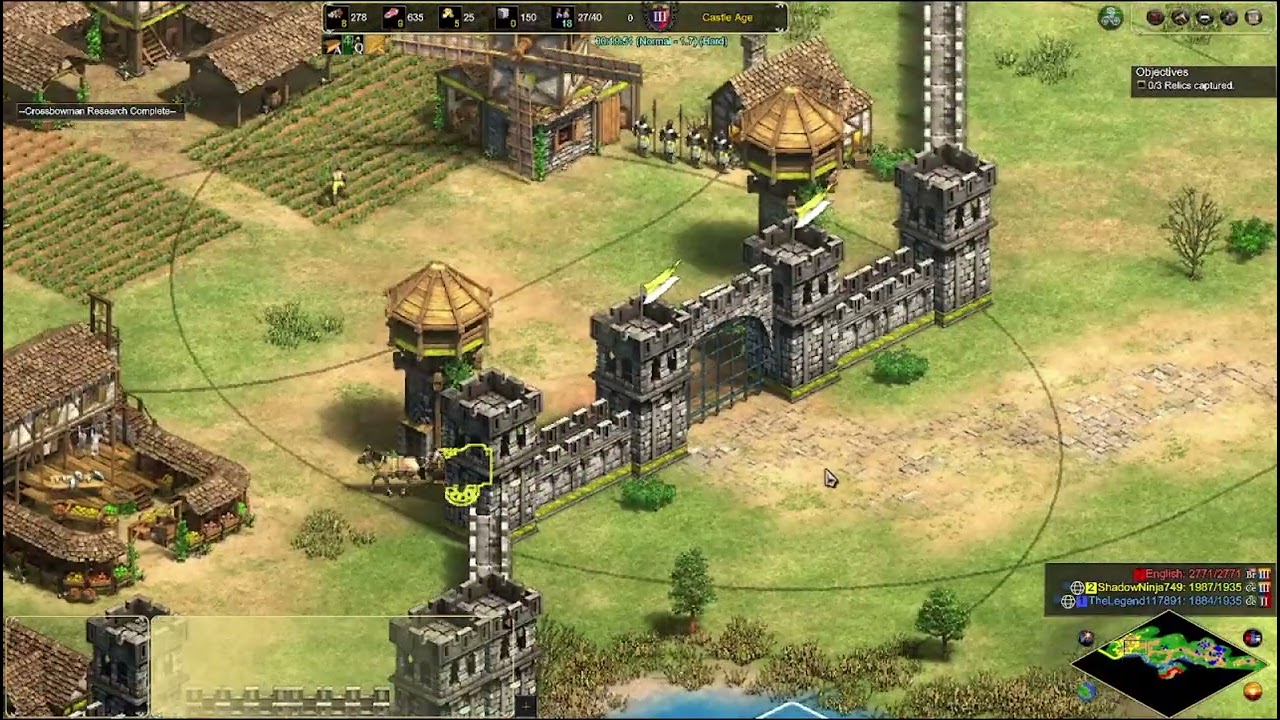 Age of Empires 2 DE  - Forge an Alliance (co-op mod) - helping James relearn the game