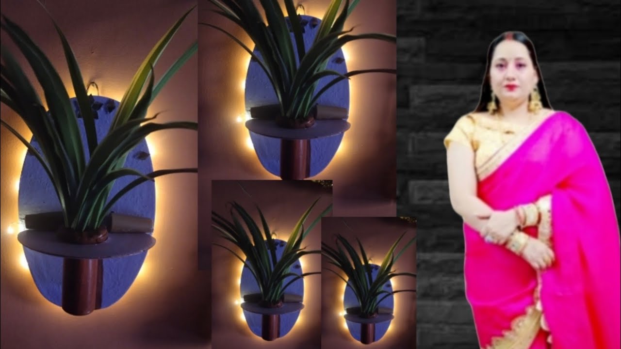 🏡✨ Stylish Balcony Hanging Planter | Budget Friendly Cement Craft | 