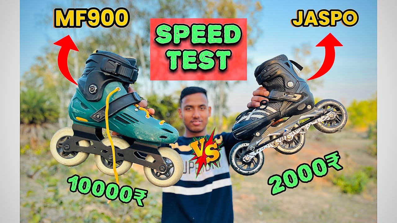 speed test MF900 vs JASPO . Shocking 😮 result || chandu skater