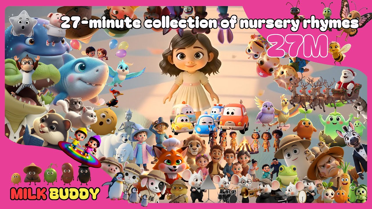 27 minute collection of nursery rhymes