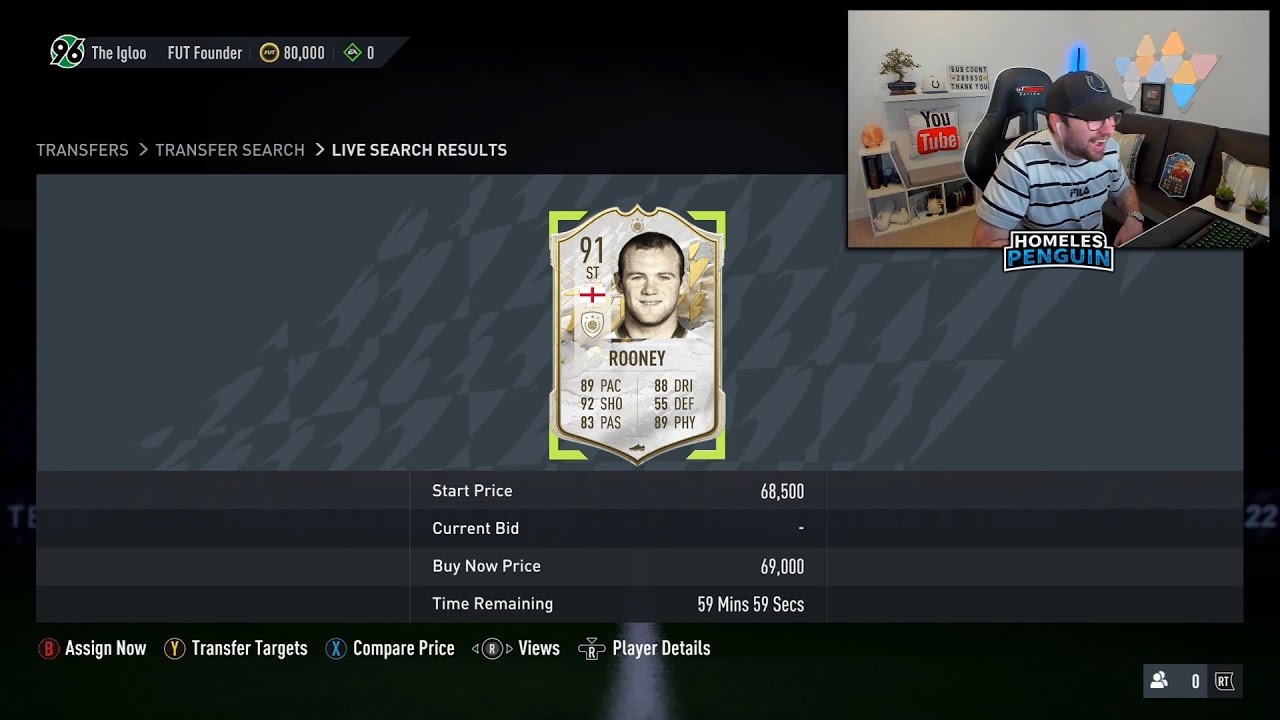 Min Price Icon Trading on FIFA 22 Ultimate Team