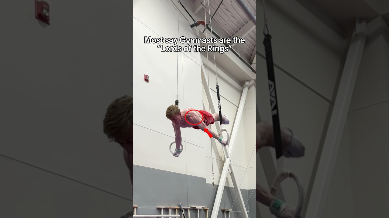 The New Lord of The Rings ❓❓ #gymnastics #calisthenics #rings #strength #ironcross #olympics #strong