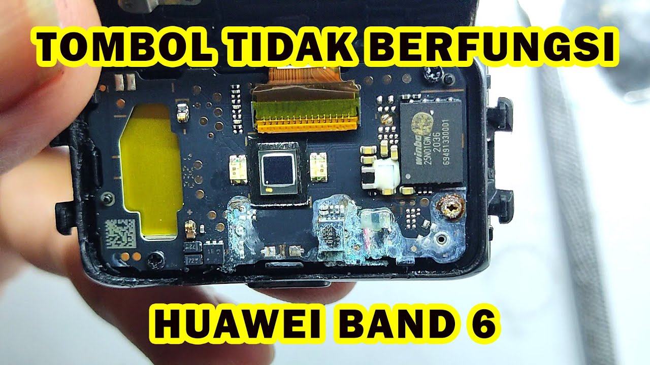 HUAWEI BAND 6 tombol tidak berfungsi setelah dipakai berenang