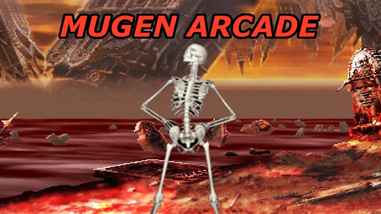 Режим Mugen Arcade с Peacefull Skeleton