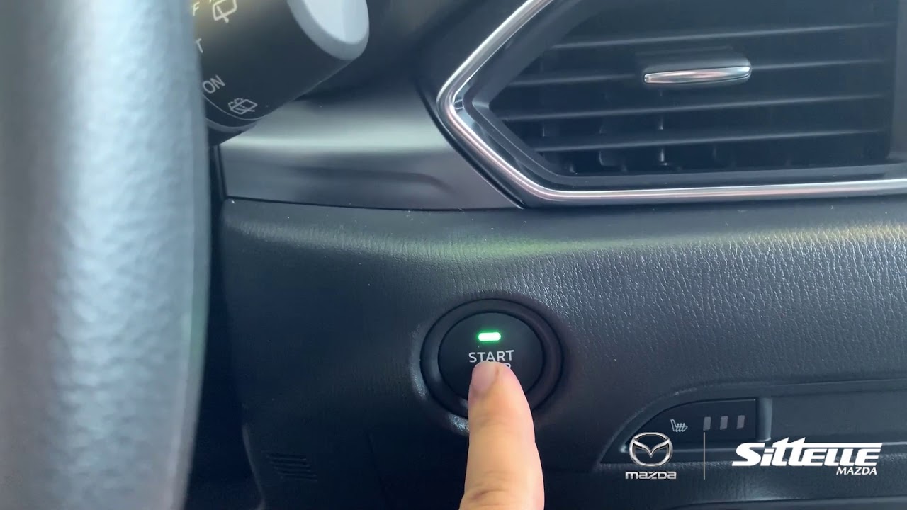 D&eacute;marrage v&eacute;hicule bouton-poussoir - Sittelle Mazda