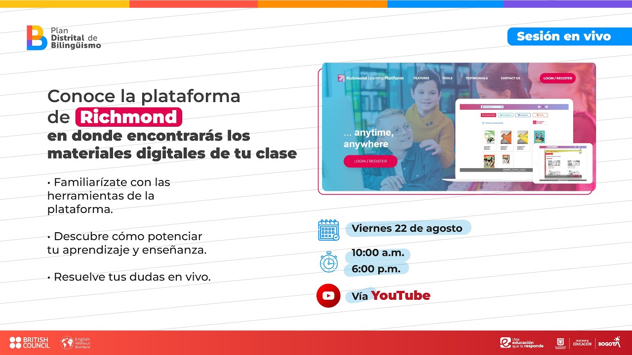 Descubre todo lo que Richmond Learning Platform (RLP) puede ofrecerte.