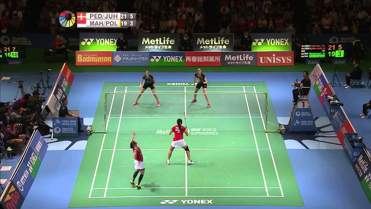 Yonex Japan Open 2015 | Badminton QF M1-WD | Ped/Juhl vs Mah/Pol