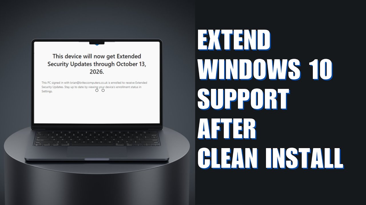 Чистая установка Windows 10? Как продлить поддержку обновлений