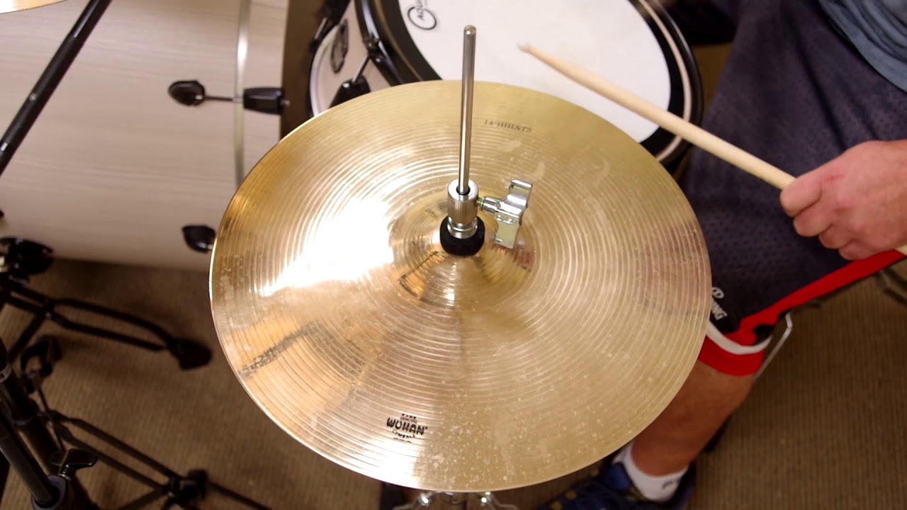 Wuhan 14" Hi-Hat budget B20 Western cymbal sound test review